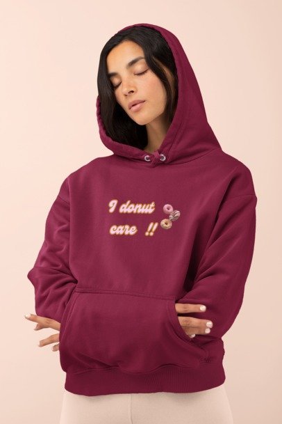 I Donut Care - Unisex Hoodie