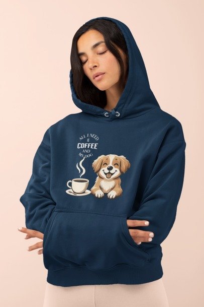 All I Need is Coffee and My Dog - Unisex Hoodie