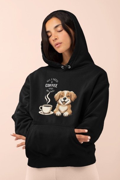 All I Need is Coffee and My Dog - Unisex Hoodie