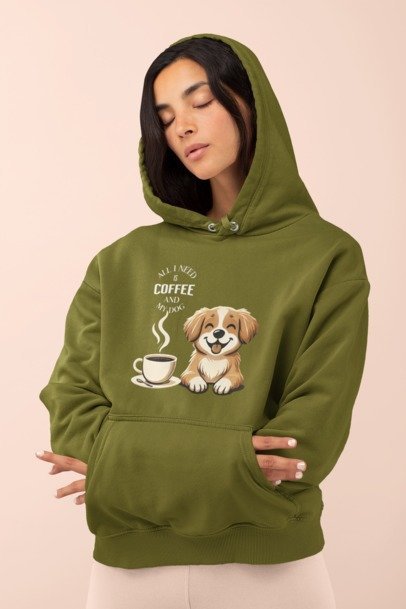 All I Need is Coffee and My Dog - Unisex Hoodie