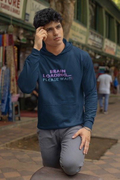 Brain Loading Please Wait - Unisex Hoodie